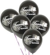 6 ballonnen Team Groom - ballon - bruidegom - vrijgezellenfeest - vrijgezellenavond - decoratie