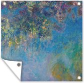 Tuindoek Blauweregen - Claude Monet - 100x100 cm