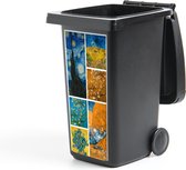 Container sticker Van Gogh - Collage - Oude Meesters - 38x80 cm - Kliko sticker