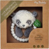 My Teddy - Silicone rammelaar met bijtring - My Organic Panda
