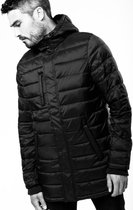 Parka heren met capuchon K6128, ZWART, maat M