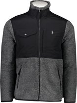 Polo Ralph Lauren  Vest Zwart Aansluitend - Maat M - Heren - Herfst/Winter Collectie - Katoen;Polyester