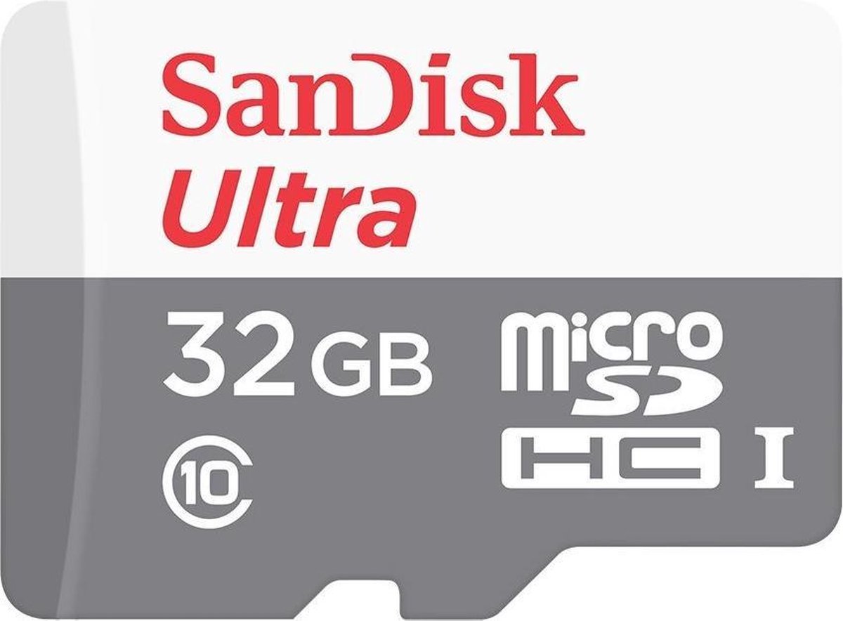 Sandisk - Ultra microSDHC 32GB Card + SD Adapter 30MB/s Cla