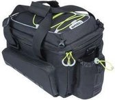 Basil Miles XL Pro Bagagedragertas - 9-36 Liter - Zwart/Lime