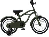 Nogan Harley - Kinderfiets - Jongensfiets - 14 inch - Leger Groen