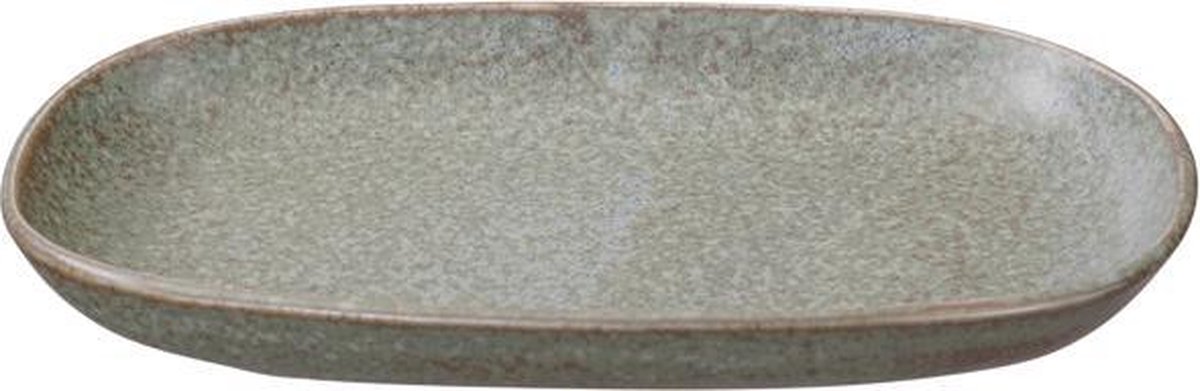 TOKYO DESIGN STUDIO - VERT SAUGE OVAL PLATE 19X13X2.4CM