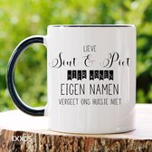 Lieve Sint Piet- Customized mokken en bekers - mokken met tekst - mokken - bekers - cadeautje - cadeau voor vrouw - cadeau vor man - keramiek servies - cadeautje voor haar - cadeautje voor he