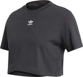 adidas Originals Cropped Tee T-shirt Vrouwen Zwarte 36
