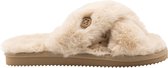 Michael Kors Lala Dames Pantoffels - Camel - Maat 40