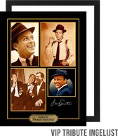 Allernieuwste Canvas Schilderij VIP Tribute Frank Sinatra The Voice - Memorabilia INGELIJST - 30 x 40 cm