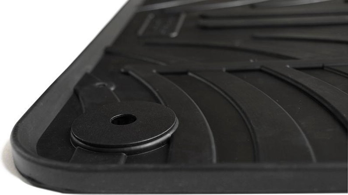 J&J AUTOMOTIVE 3D-rubberen automatten, automatten compatibel met Clio 4, 2012-2019, individuele pasvorm met hoge rand ca. 4-5 cm, all-weather, 4- delig, premium kwaliteit