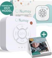 Numsy® Original White Noise Machine Baby - Slaaptrainer - Witte Ruis Baby - Slaaphulp - Slaap Geluidsmachine - Muziekdoosje