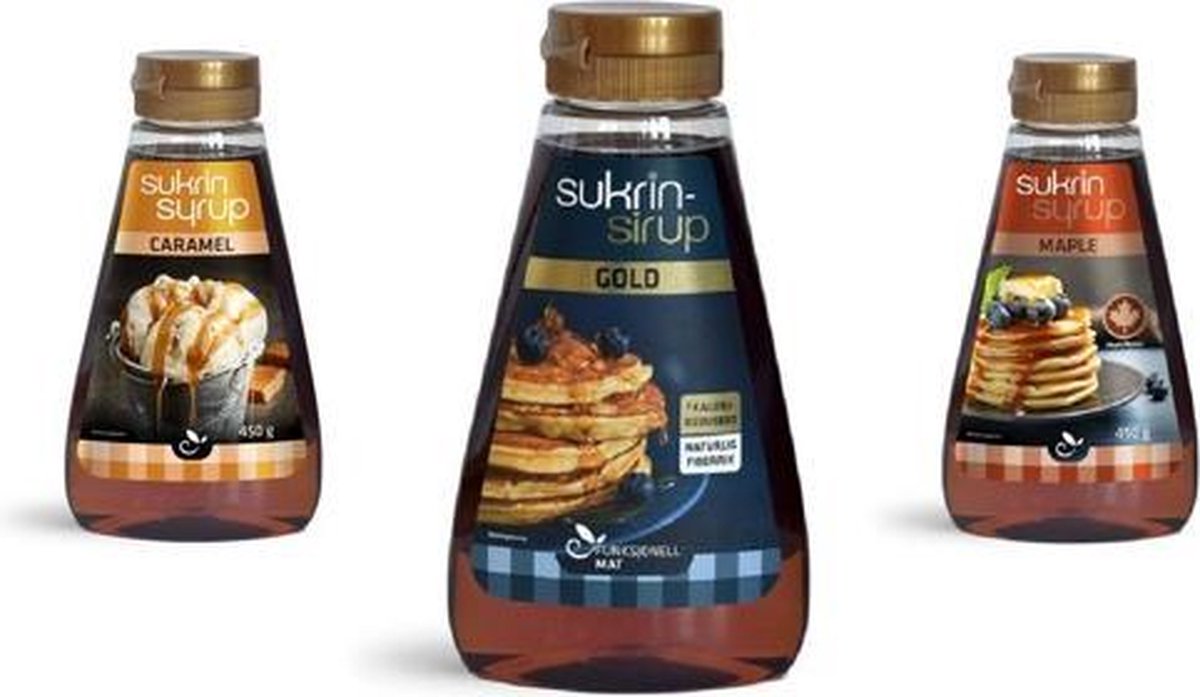 Goedkoopste Sukrin | Mix Vezelrijke Siroop | Voordeelpakket | 3 x 450ml