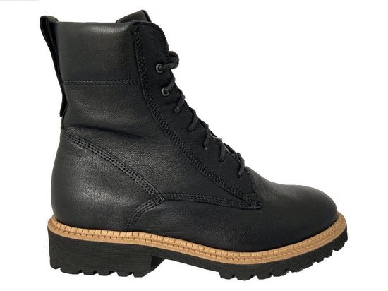 Zwarte Durea Veterboots Wijdte H