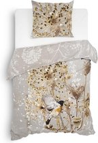 Housse de Couette Heckett & Lane Malthe - Simple - 140x200/220 cm - Gris Taupe