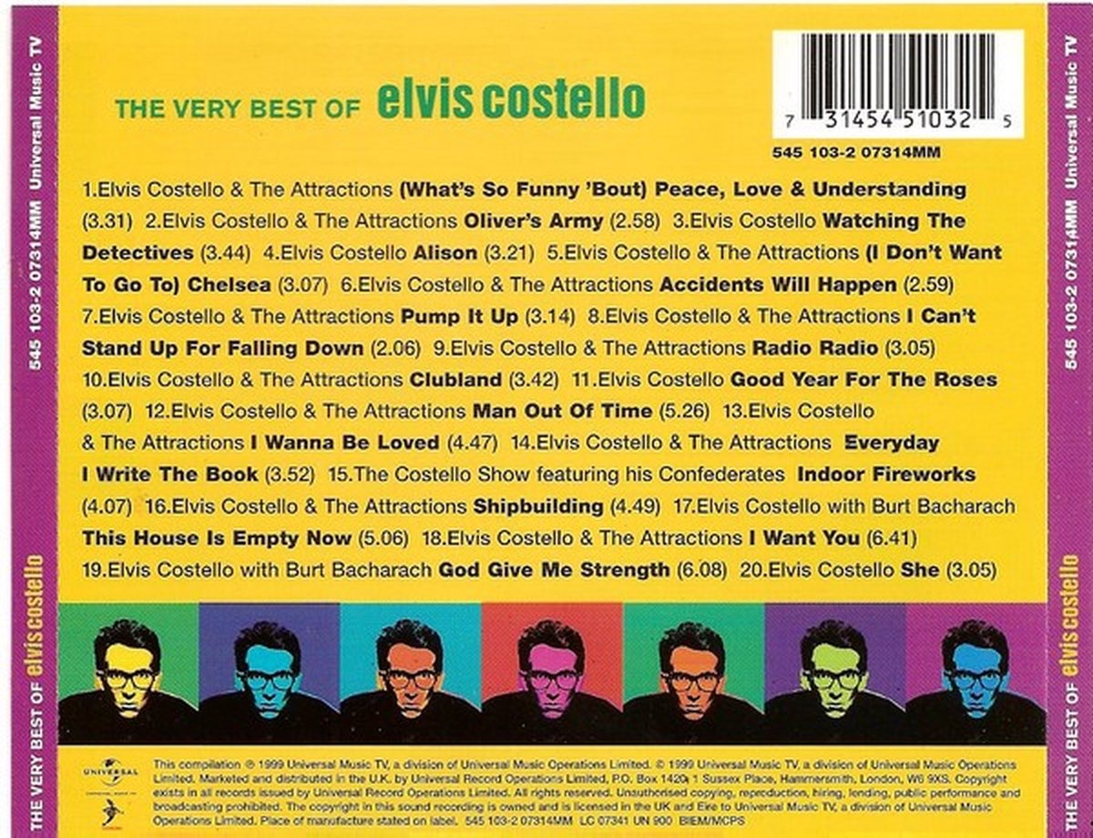 Elvis Costello - Very Best of Elvis Costello (Cd), Elvis Costello | CD