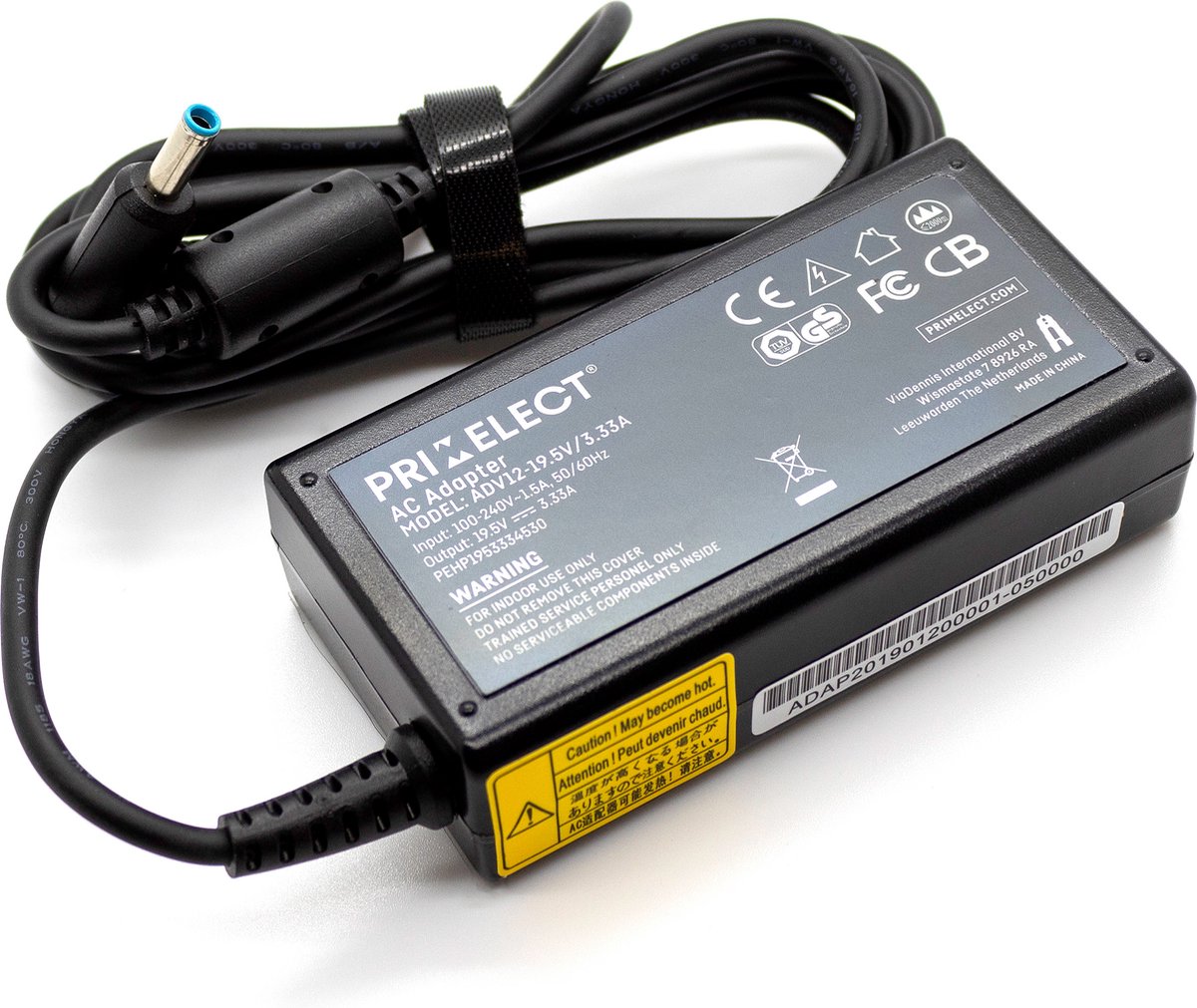 Laptop oplader 65W geschikt voor HP Pavilion x360 14-dh1938nd