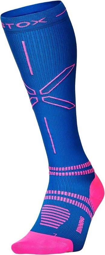 STOX Energy Socks - Chaussettes de course femme - Chaussettes de compression de haute qualité - Chaussettes de course - Moins de blessures et de douleurs musculaires
