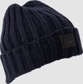 Knitted Hat With Windstopper-Fleece Navy