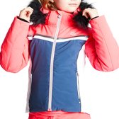 Dare 2b Estimate Skijas Wintersportjas - Maat 176  - Meisjes - roze - blauw - wit