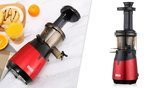 MIUI Slowjuicer Compact - Verse Sap - Slowjuicer met Persschroef - Filterloos - 220-240V - Rood