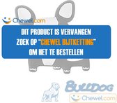 Bijtketting hond | Cartoon Bulldog | Zwart & Wit