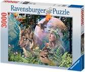 Ravensburger puzzel Wolven in de Maneschijn - Legpuzzel - 3000 stukjes