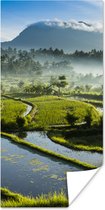 Poster Rijstvelden op Bali - 60x120 cm