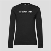 SWEATER NO BAD DAYS BLACK (XL)