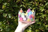 Kroon - confetti gekleurd - Cyriel party company