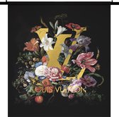 PosterGuru - wandkleed - wanddoek - Stil leven bloemen  Louis - 120 x 140 cm
