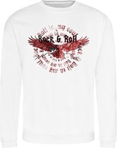 Sweater Rock and roll in my soul - White (XS)