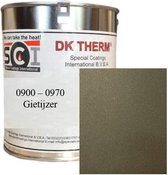 DK Therm Hittebestendige Verf Serie 900 - Blik 0.50 kg - Bestendig tot 900°C - 970 Gietijzer