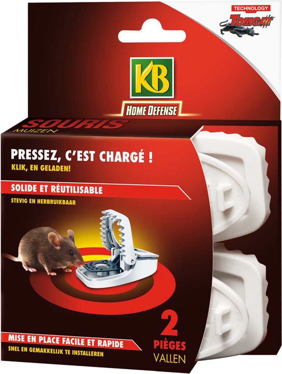 KB Home Defense Muizenval Press ’N Set 2 muizenvallen