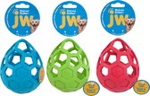 JW Hol-EE Wobbler - Hondenspeeltje - Honden speelgoed intelligentie - Rubber - Meerkleurig - ø 12 cm