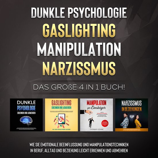 Dunkle Psychologie | Gaslighting | Manipulation | Narzissmus ... - cover