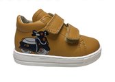 Falcotto velcro's navy vespa lederen sneakers Avispa Okergeel mt 26