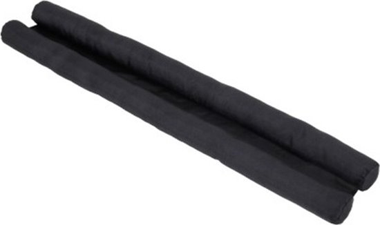 Tochtstopper - Tochtrol - Polyester/schuim - Zwart - 80 cm