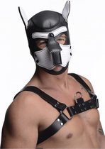 Neoprene Puppy Hood - Black and White - Masks