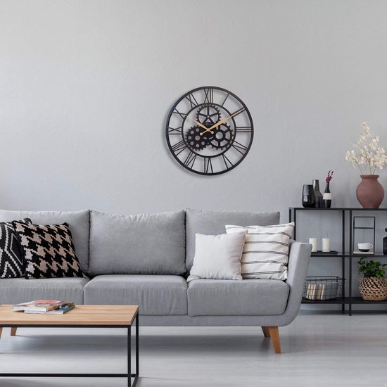 Karlsson Little Big Time Wandklok - Zilver Aluminium - ⌀ 77,5 cm Karlsson Little Big Time Wandklok - Zilver Aluminium - ⌀ 77,5 cm