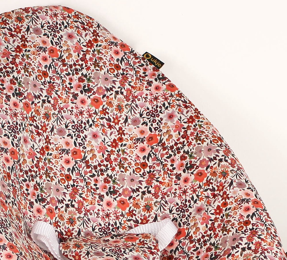 Ukje Wipstoelhoes geschikt voor 4Moms Mamaroo 4 Wipstoel - Hoes met Waterdichte Voering ter Bescherming van je Stoel - Perfecte Pasvorm - Makkelijk Wasbaar - Zacht Katoen - Roze Bloemen – foto 6