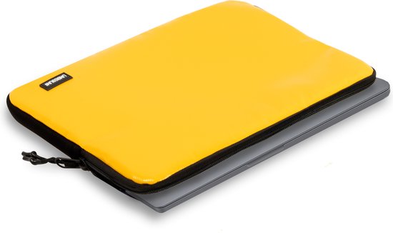 Housse MacBook Pro 14 pouces en matériau recyclé - Housse ou étui jaune pour ordinateur portable pour nouveau MacBook Pro 14 pouces (2021) - Choix durable