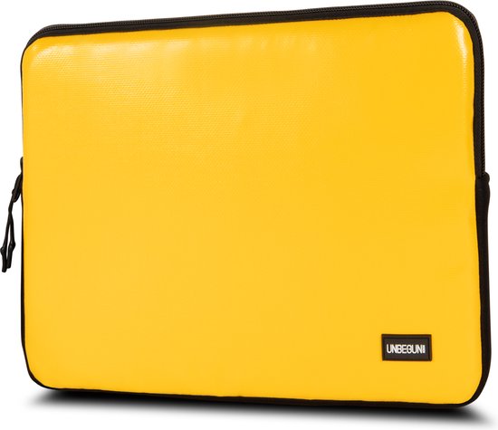 Housse MacBook Pro 14 pouces en matériau recyclé - Housse ou étui jaune pour ordinateur portable pour nouveau MacBook Pro 14 pouces (2021) - Choix durable