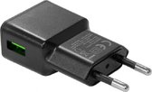USB Thuislader Voedingsadapter 15W - Grab 'n Go - Zwart