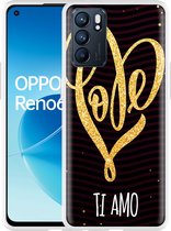 Oppo Reno6 5G Hoesje Ti Amo - Designed by Cazy