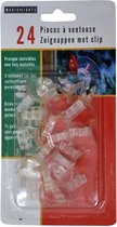 Peha Zuignappen Met Clip 22 Mm Transparant 24 Stuks