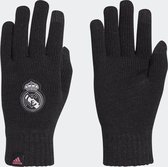 Adidas Real Madrid Gloves - Handschoenen - Zwart - Touchscreen - Maat S