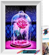Artstudioclub™  Diamond painting volwassenen 20*25cm  roos