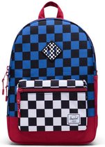 Herschel - Heritage Youth - Multi Check Amparo Blue/Red/Black White Checker | Rugzak - 16L - Schoolrugzak - voor Jongens en Meisjes