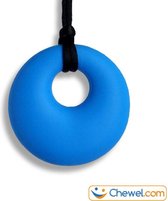 Ronde Bijtketting Kauwketting | Rond | Cirkel | Round | Blauw | Chewel ®